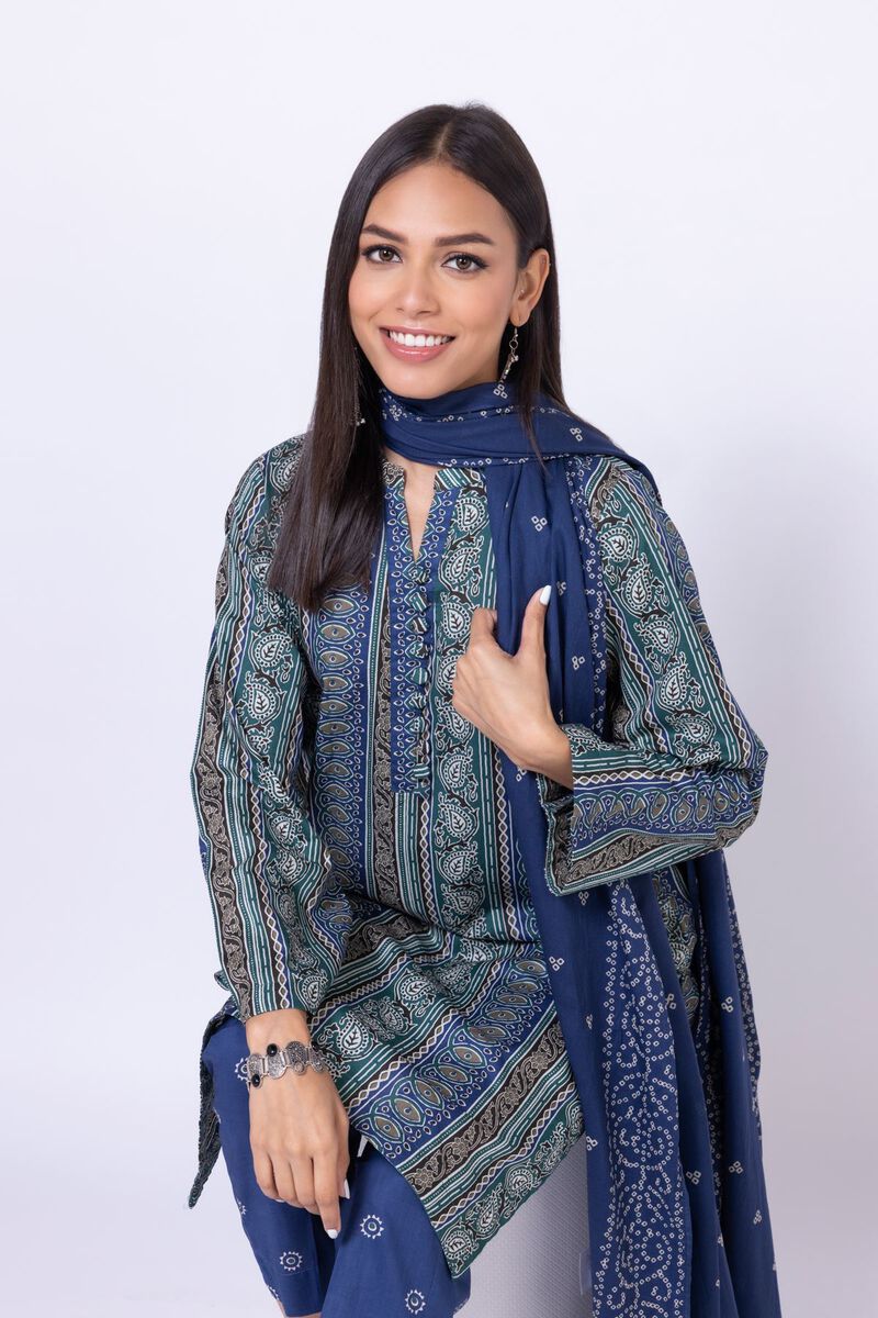 Buy Pants 48.00 AED EBX21BVG_MULTI Khaadi United Arab Emirates