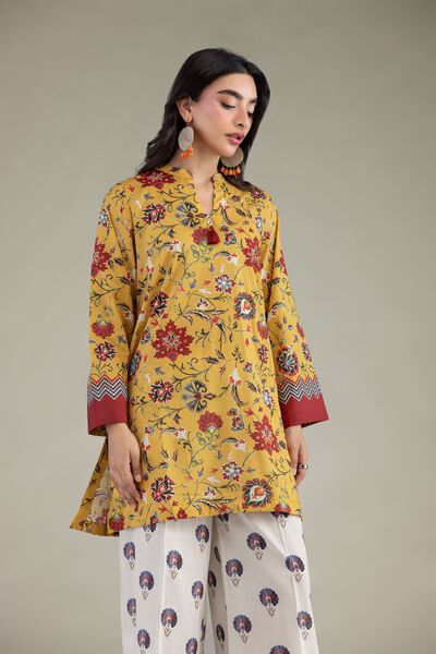 Printed | Cambric | Short Cambric Kurta | AED 150.00