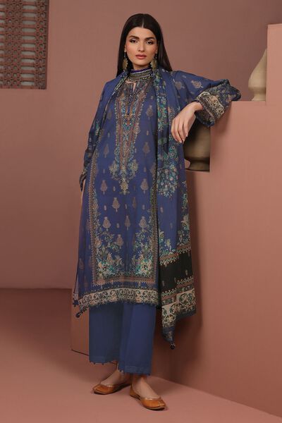 Composed Polyester Brosha Jacquard | Printed | Tailored 3 Piece | AED 160.00