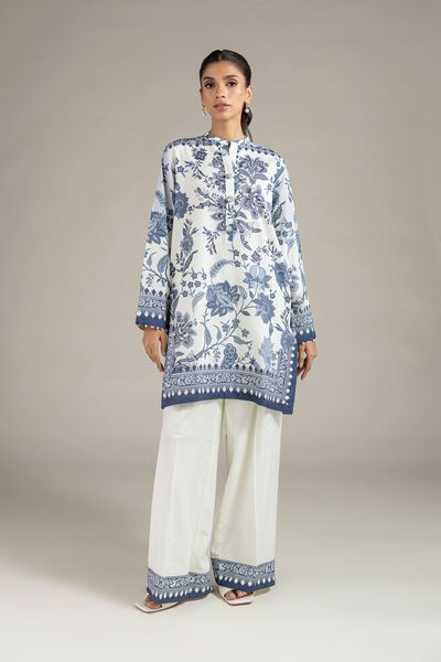 Printed | Raw Silk | Pants | AED 60.00