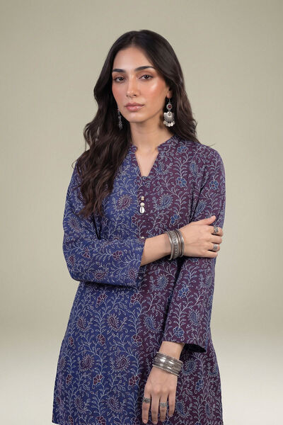 Printed | Light Khaddar | Short Printed Kurta | AED 150.00