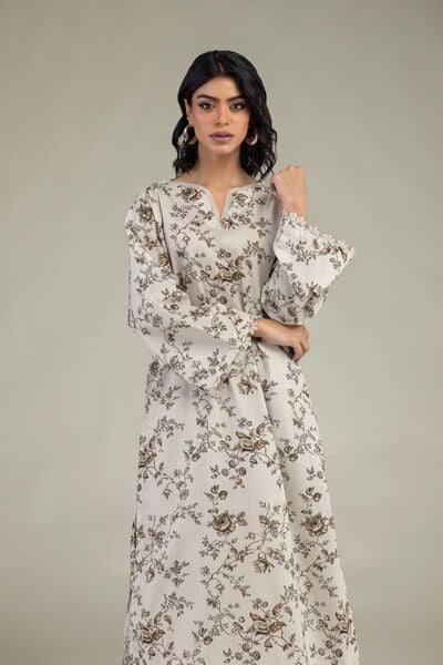 Embroidered | Cambric | Floral Cambric Kurta | AED 100.00