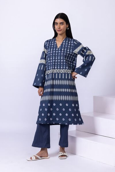 Printed | Ripple Crinkle | Kurta | AED 50.00