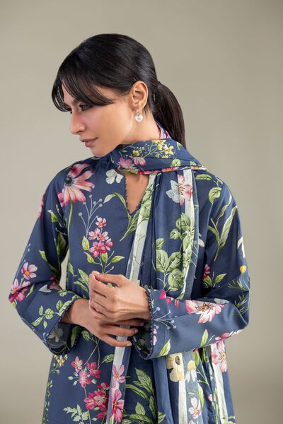 Printed | Lawn | Lawn Floral Dupatta | AED 130.00