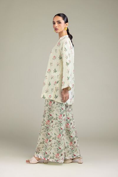 Printed | Cambric | Floral Cambric Pants | AED 80.00