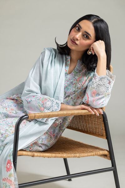 Embroidered | Textured Lawn | 3-Piece Tailored Lawn | AED 250.00