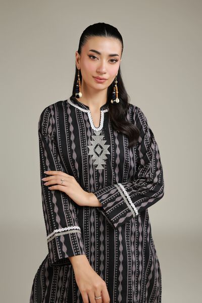 Embroidered | Cotton Dobby | Short Cotton Kurta | AED 100.00
