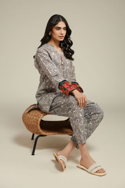 Printed | Textured Cotton | Kurta | AED 100.00