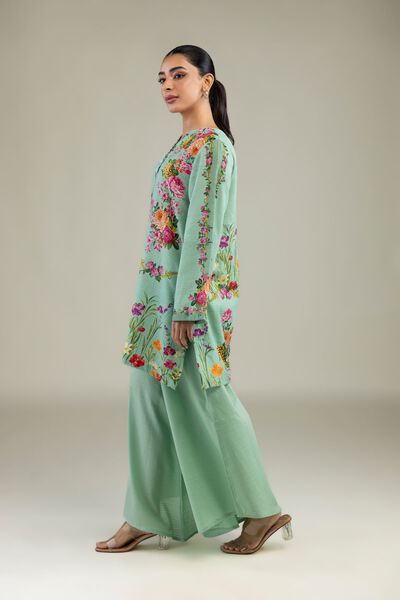 Printed | Cotton Dobby | Solid Cotton Pants | AED 65.00
