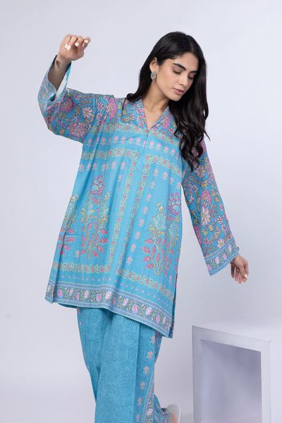 Printed | Ripple Crinkle | Kurta | AED 50.00