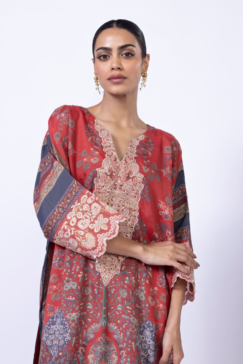 Embroidered | Thai Silk | Kurta | null
