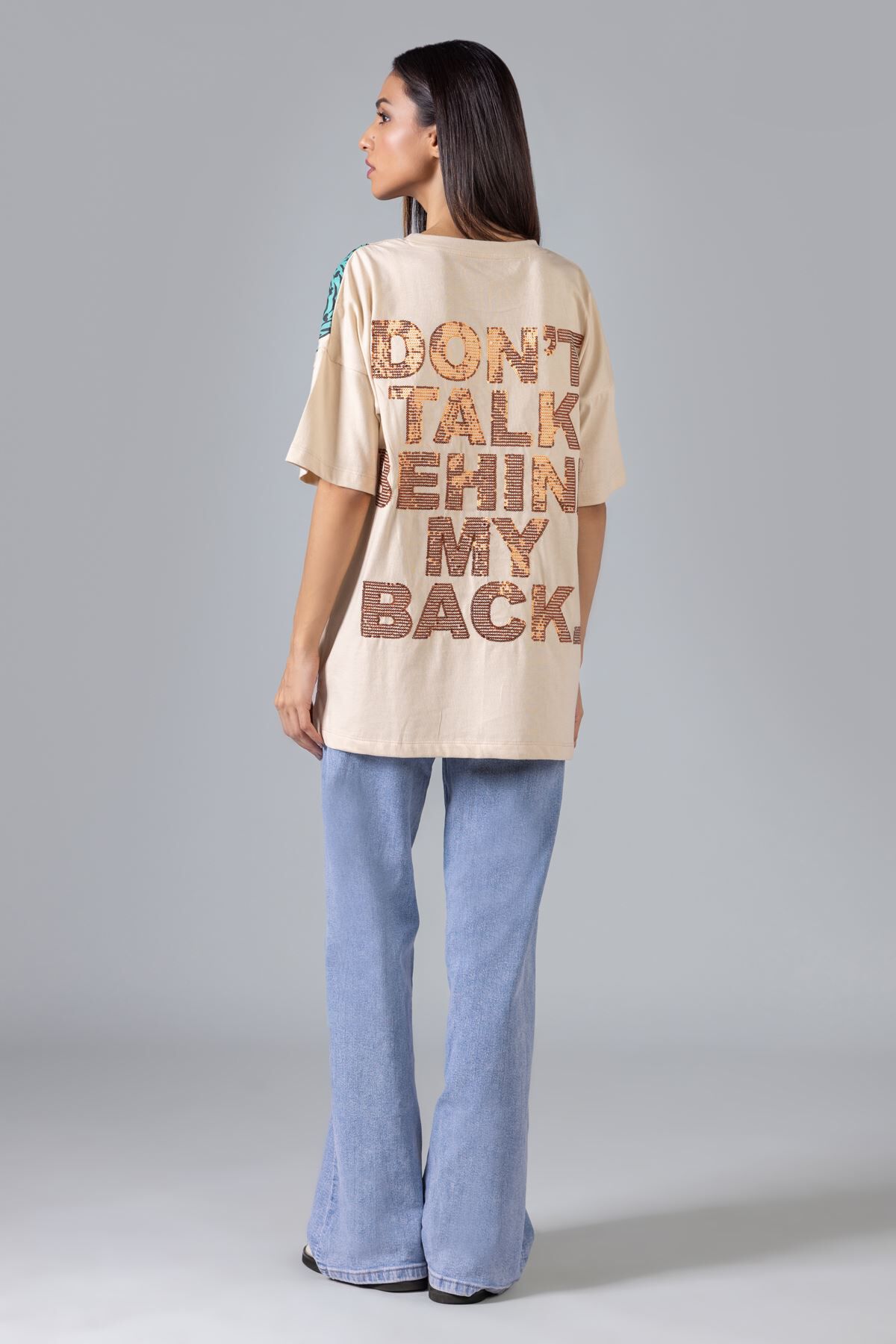 トップス KHOKI 23ss Khadi embroidery shirt Buy T-shirt | 0.0 N/A | WCT24149-VG_BEIGE | Khaadi United