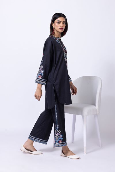 Embroidered | Cotton Dobby | Pants | AED 100.00