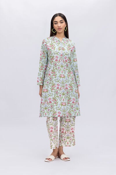 Printed | Crosshatch Poplin | Pants | AED 60.00