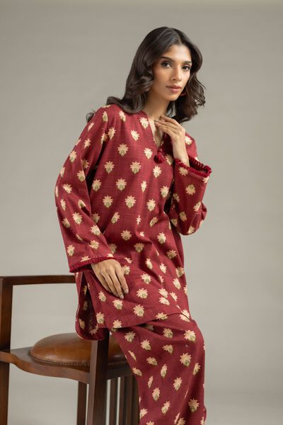 Printed | Heavy Textured Cotton | Kurta | AED 30.00