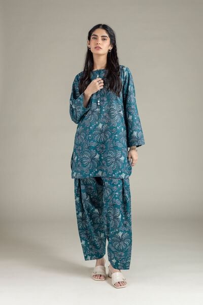 Dyed | Textured Cotton | Pants | AED 21.00