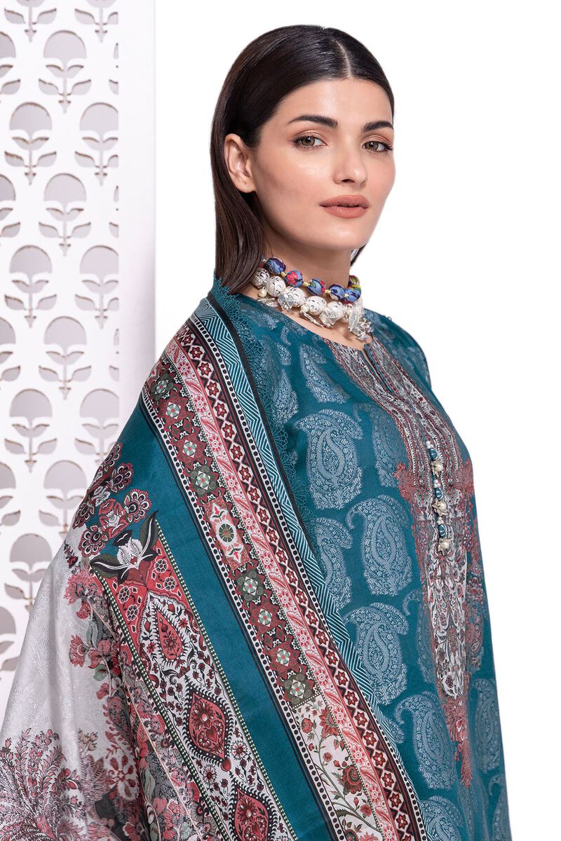 Embroidered | Jacquard | Fabrics 3 Piece | null