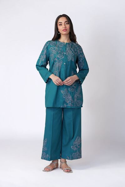 Embroidered | Cotton Dobby | Pants | AED 80.00