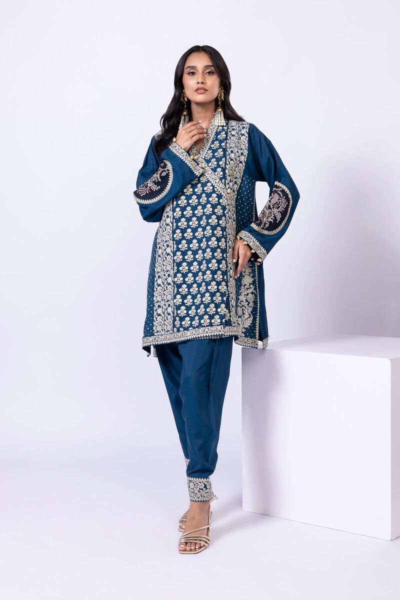 Embroidered | Viscose Oak Silk | Kurta | AED 120.00