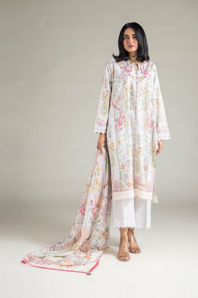 Embroidered | Textured Lawn | Fabrics 3 Piece | AED 180.00