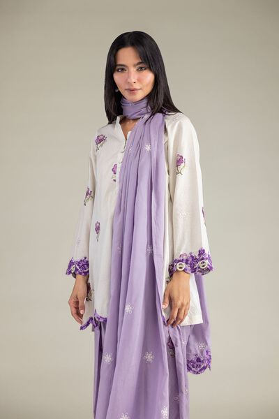 Embroidered | Lawn | Floral Lawn Dupatta | AED 150.00