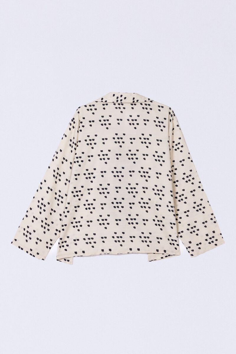 Printed | Dull Raw Silk | Blouse | AED 42.00