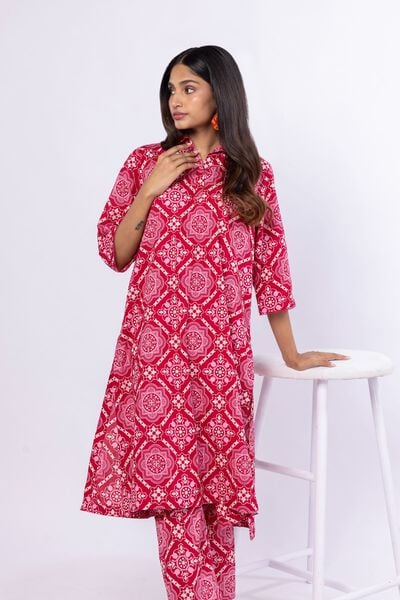 Printed | Cambric | Kurta | AED 80.00