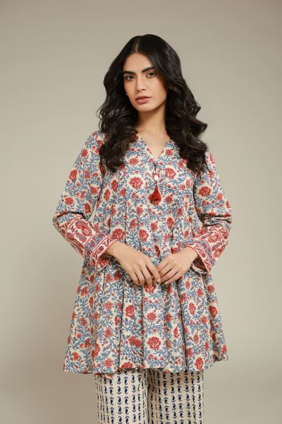 Printed | Textured Cotton | Kurta | AED 120.00