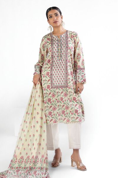 Printed | Lawn | Fabrics 2 Piece | Top and Dupatta | AED 120.00
