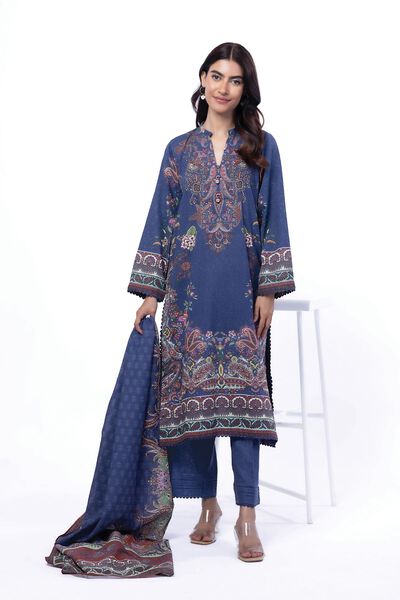 Printed | Karandi | Tailored 3 Piece | AED 100.00