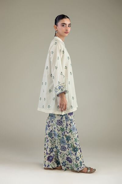 Printed | Cambric | Floral Cambric Pants | AED 130.00