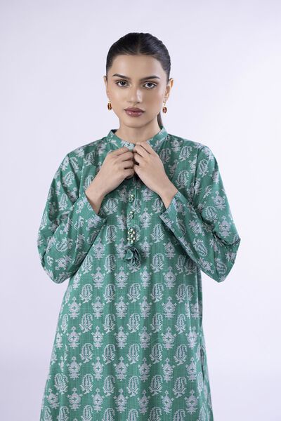 Printed | Crosshatch Poplin | Kurta | AED 100.00