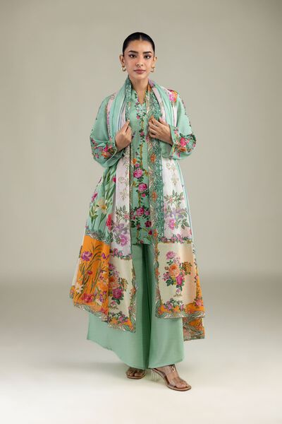 Printed | Lawn | Lawn Floral Dupatta | AED 130.00