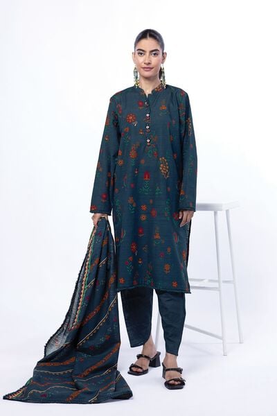 Printed | Light Khaddar | Tailored 3 Piece | AED 180.00