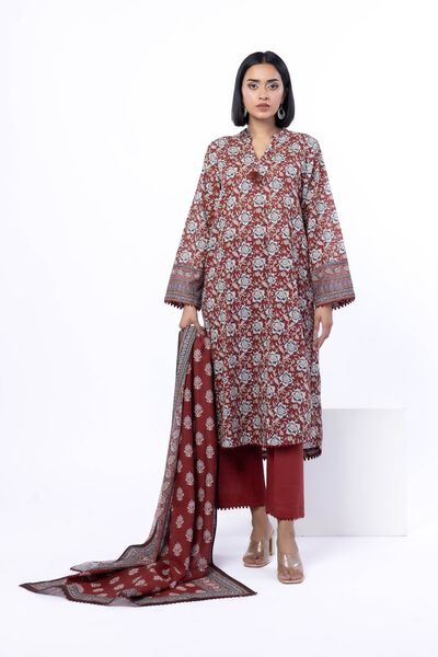 Printed | Textured Cotton | Fabrics 3 Piece | AED 120.00