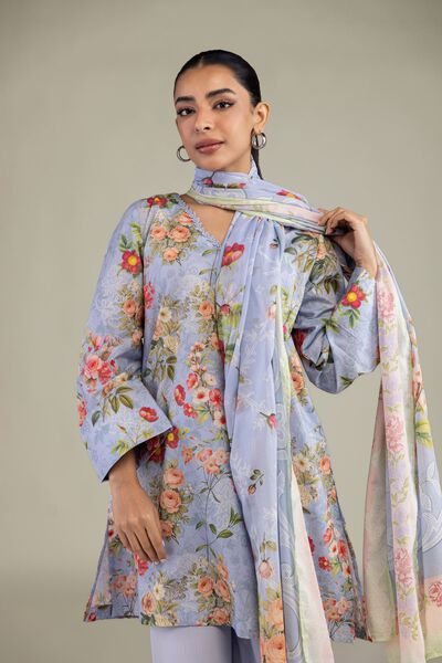 Printed | Lawn | Floral Lawn Dupatta | AED 130.00