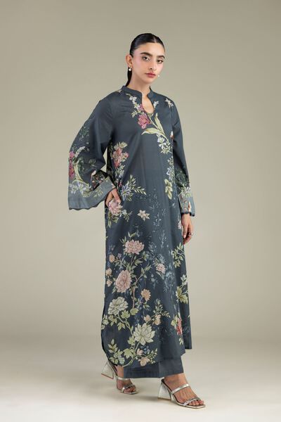 Printed | Cambric | Floral Printed Pants | AED 130.00