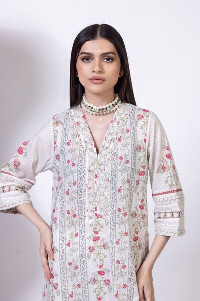 Embroidered | Cambric | Kurta | AED 100.00