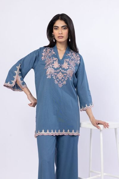 Embroidered | Linen Cotton | Kurta | AED 140.00