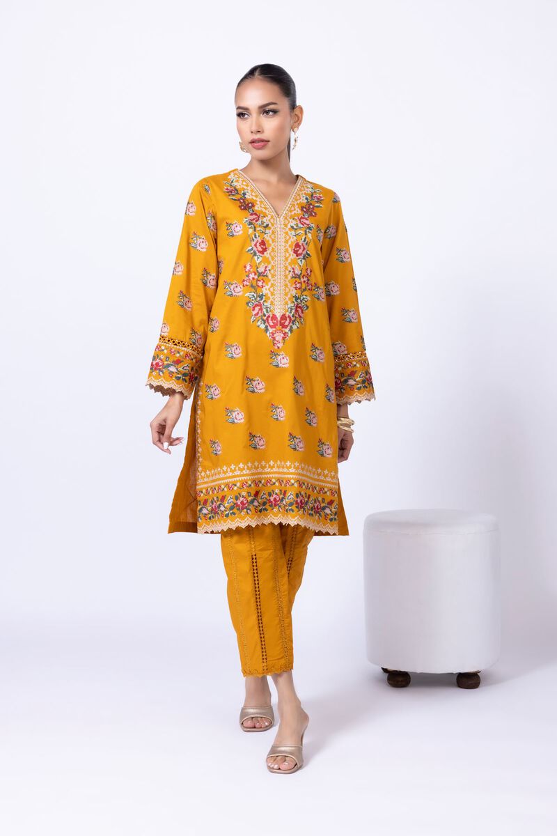 Embroidered | Cambric | Kurta | null