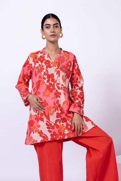 Printed | Ripple Crinkle | Kurta | AED 60.00