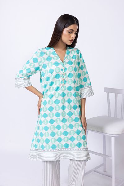 Printed | Crosshatch Poplin | Kurta | AED 50.00