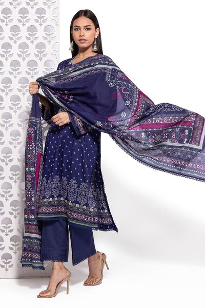 Lawn | Embroidered | Fabrics 3 Piece | AED 120.00