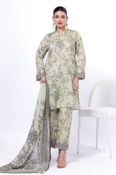 Embroidered | Cambric | Fabrics 3 Piece | AED 200.00