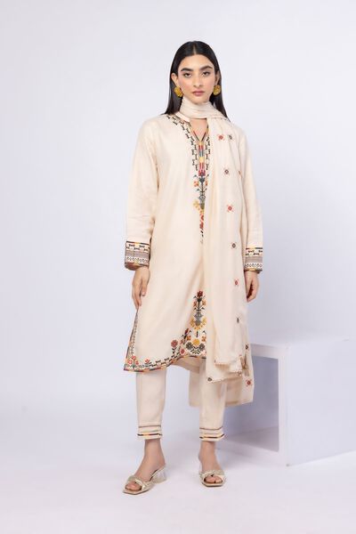 Embroidered | Russian Raw Silk | Pants | AED 27.60