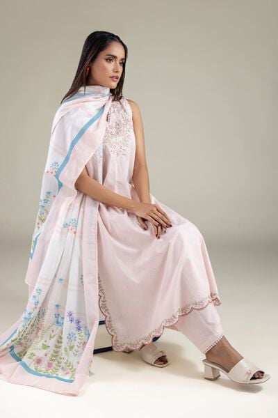 Embroidered | Cotton Dobby | Long Sleeveless Kurta | AED 180.00