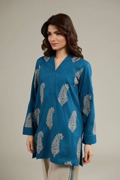 Embroidered | Cotton Crinkle | Kurta | AED 180.00