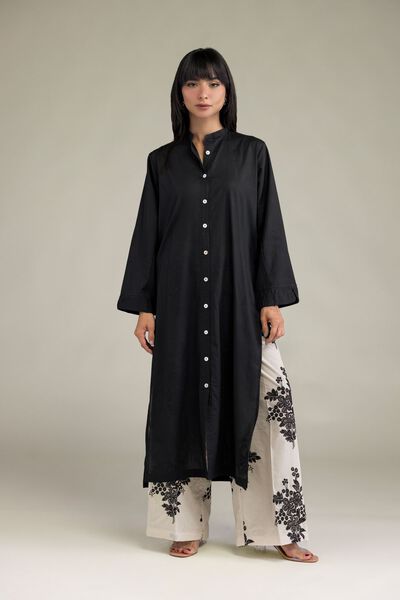 Dyed | Cambric | Black Cambric Kurta | AED 100.00