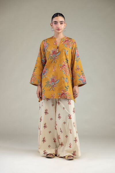 Printed | Cambric | Floral Cambric Pants | AED 150.00