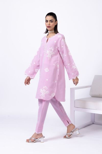 Embroidered | Cotton Reflex | Pants | AED 30.00